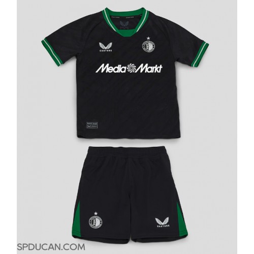 Dječji Nogometni Dres Feyenoord Gostujuci 2024-25 Kratak Rukav (+ Kratke hlače)